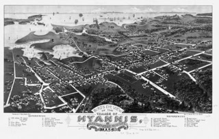 1884 Hyannis Map, Boston Public LIbrary Collection