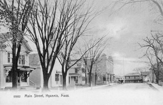 Main Street Hyannis, Bare Trees