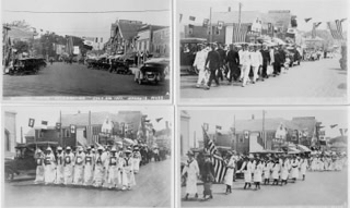 1919 July 4th Parade, Downtown Hyannis