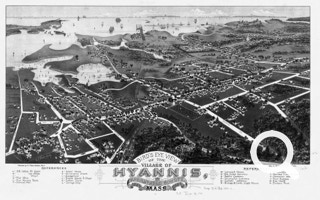 1884 Hyannis Map, Boston Public LIbrary Collection
