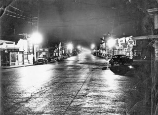 Looking West, Depot Hyannis, 1938